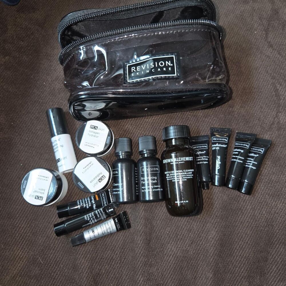 Luxury Skincare Bundle w/ Revision Bag | PCA Skin, & Grown Alchemist Minis